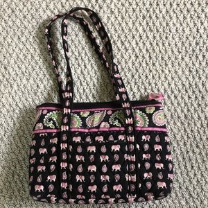 Vera Bradley Pink Elephants Purse